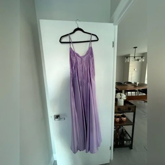 Mare Mare Emmy Satin Corset Maxi Dress - Brighter Lilac - Picture 6 of 7